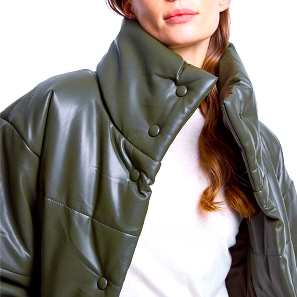 High-Neck Puffer Jacket - Picture 7 of 8